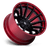 Fuel 1PC FC403 BURN 6X135 24x12 -44 MATTE BLACK WITH CANDY RED LIP