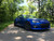 Blue Subaru BRZ with Enkei Compe Gunmetal Wheels