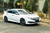 White 9th Gen Honda Civic with Anthracite Grey Enkei Draco Rims