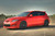 Red Mazdaspeed3 with Gunmetal Enkei EKM3 Rims