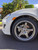 White Subaru BRZ with Hyper Black Enkei EV5 Wheels