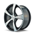 TOUREN TR9 3190 5x108/5x114.3 18x8 +40 GLOSS BLACK MACHINED