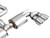 AWE MK8 Volkswagen Golf R 3in Touring Edition Quad Exhaust - Chrome Silver Tips - 3015-42658 Photo - out of package