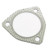 BLOX Racing Exhaust Gasket - 2.5inch (3-bolt) - BXFL-00048 Photo - Primary