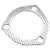 BLOX Racing 2.75in / 3-Hole Exhaust Gasket - BXFL-00054 Photo - Primary