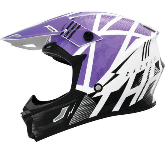 THH Helmets T710XR Battle Purple/Black - Small - 646407 Photo - Primary