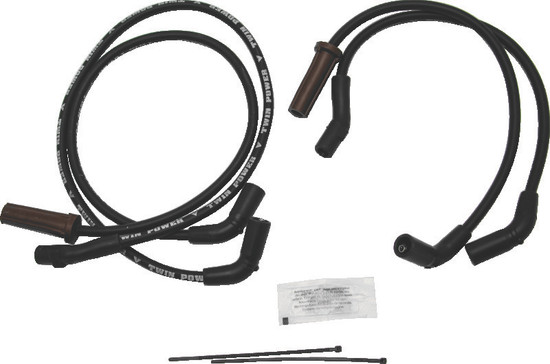 Twin Power 17-Up M8 Touring Models Black Ignition Wire Set - 110133 Photo - Primary