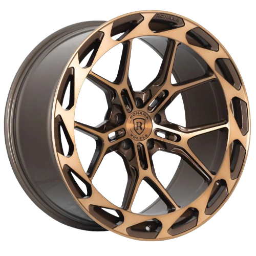 Rohana RFX19 5x120 20x10 +25 Machine Bronze - Threepieceus