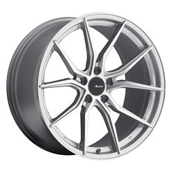 Advanti Racing 80S Hybris 5x114.3 19x8.5 +35 Silver with Machined Face