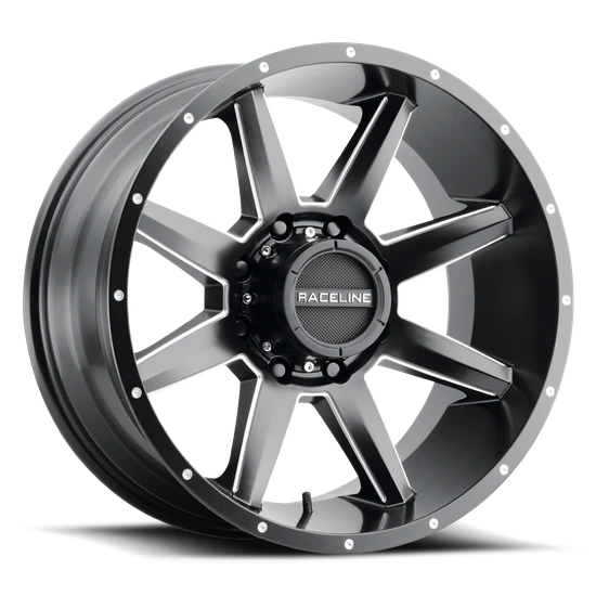 Raceline 954M Stryker 8x165.1 20x10 -19 Satin Black and Milled