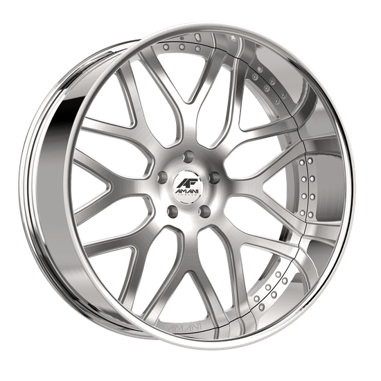 Amani Allora 5x120/5x127 26x9 +1 Brush center Chrome lip