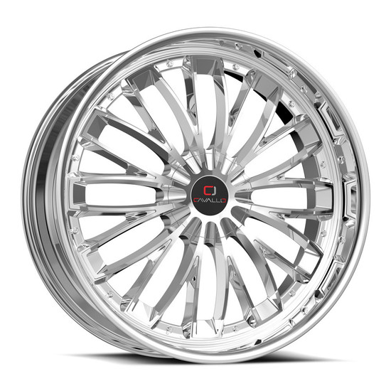 Cavallo CLV-42 5x112/5x114.3 22x8.5 +38 Nano Chrome