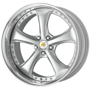 Work Wheels VS-KF 5x120 19x9+41 Light Grey Silver L Disk FULL REVERSE
