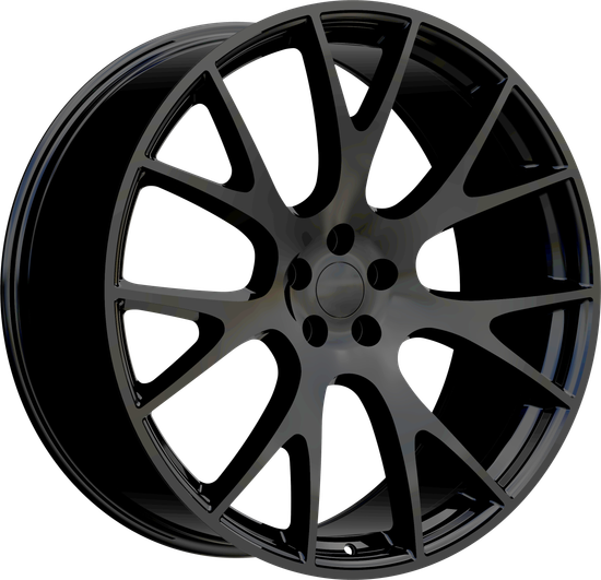 REPLICA 218 5X115 22x9.5 +15 GLOSS BLACK STAG ONLY