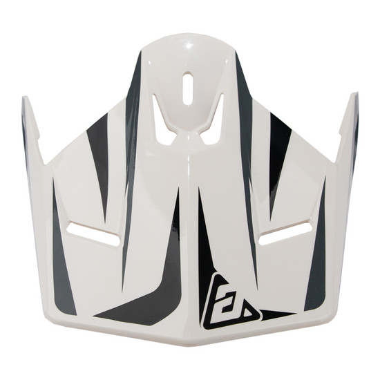Answer 26 AR1 Mototown Glossy Visor - White/Grey/Black - 475262 User 1