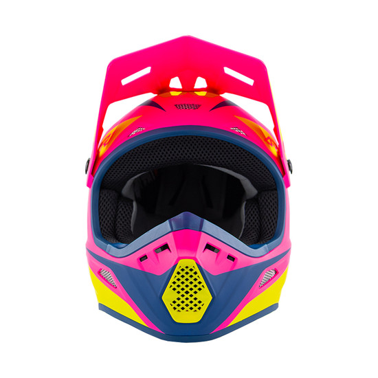 Answer 26 AR1 Mototown Helmet Matte Pink/Hyper Acid/Grey/Black - Large - 475281 User 1