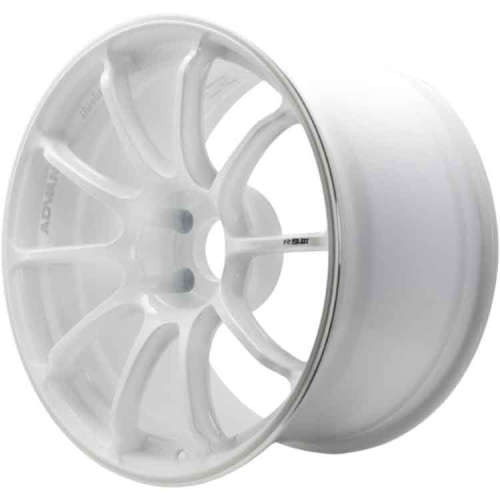 Advan Racing RSIII 5x100 18x9.5 +45 RACING WHITE METALLIC & RING
