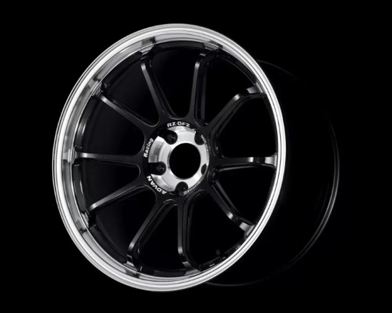 Advan Racing RZ-DF2 5x114.3 20x11.0 +15 DIAMOND CUT & RACING TITANIUM BLACK