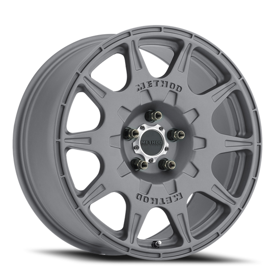 Method MR502 RALLY 17x8 +38mm Offset 5x4.5 67.1mm CB Titanium Wheel - MR50278012838-2 Photo - Primary