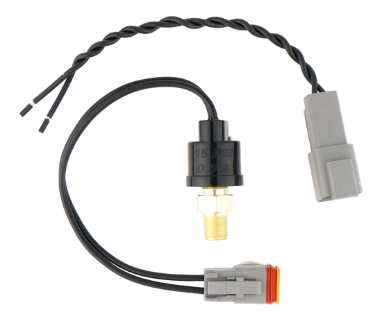 DeatschWerks 1/8th NPT 15psi Hobbs Switch with Pigtail - 4-HOBBS-15 Photo - Primary