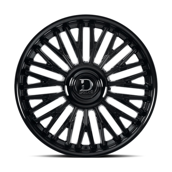 DOLCE LUXURY LUSSO 5x112 22x10.5 +25 Glossy Black
