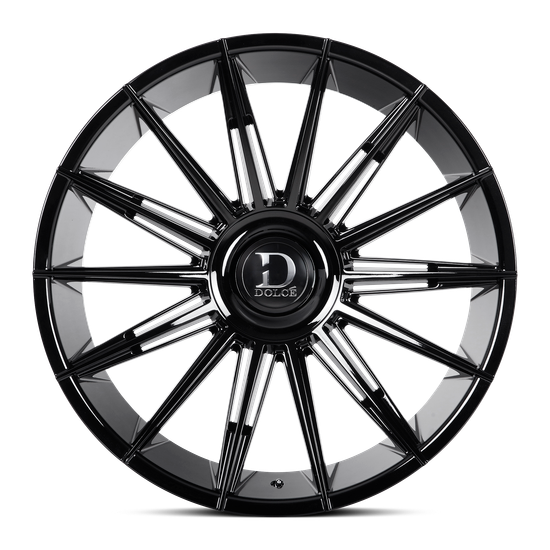 DOLCE LUXURY MIRELLI 5x115 24x9 +15 Glossy Black