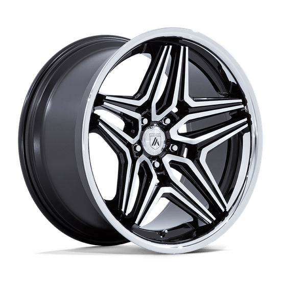 Asanti Black 046 5x120 20x10.5 +18 GLOSS BLACK MACHINED