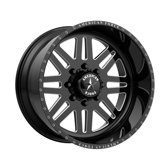 American Force 09 8x170 22x12 -40 GLOSS BLACK