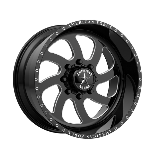 American Force 76 6x139.7 22x10 -25 BLACK
