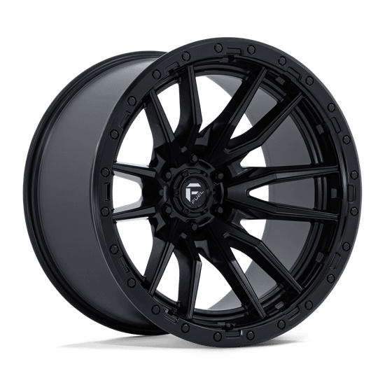 Fuel 1PC 115 6x139.7 22x10 -25 GLOSS BLACK MILL-MACH