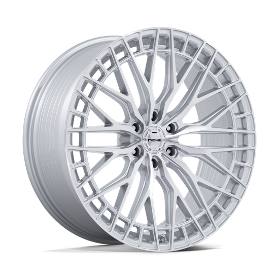Niche 1PC 288 6x139.7 24x10 0 GLOSS SILVER W/ MACHINED FACE