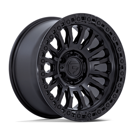 Fuel 1PC 857 8x170 17x9 +20 MATTE BLACK W/ GLOSS BLACK LIP