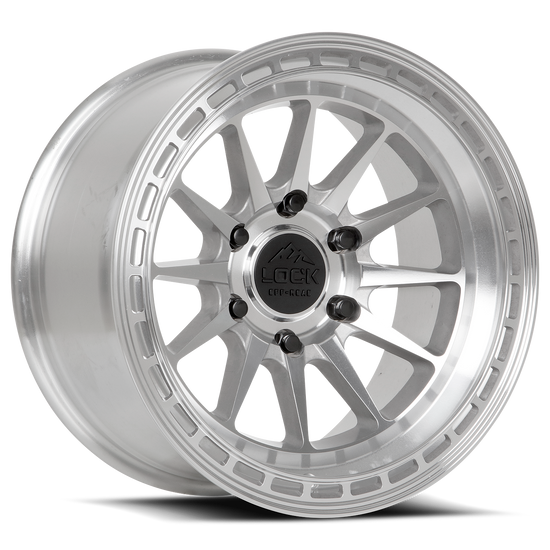 LOCK OFFROAD BAJA 6x135 17x9 +12 Machine With Clear Coat