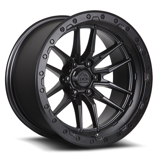 LOCK OFFROAD KRAWLER 8x170 20x9 +20 Matte Bronze W Matte Black Ring