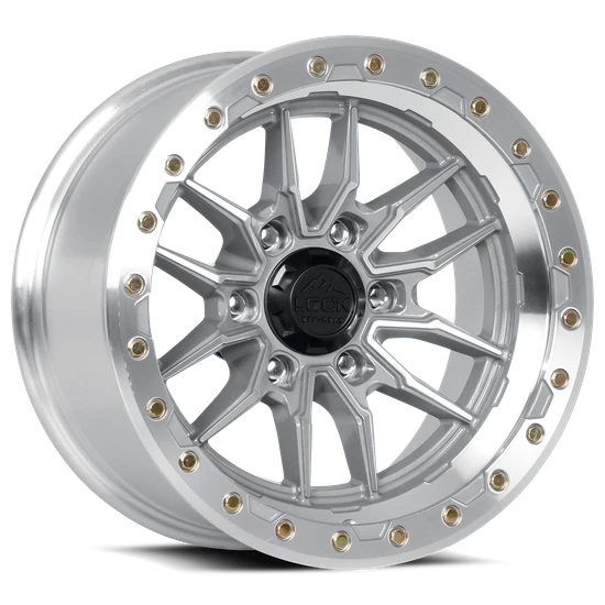 LOCK OFFROAD KRAWLER 6x135 17x9 0 Machine With Clear Coat