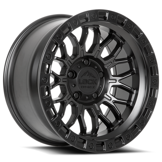 LOCK OFFROAD COMBAT 6x135 20x10 +18 Matte Bronze W Matte Black Ring