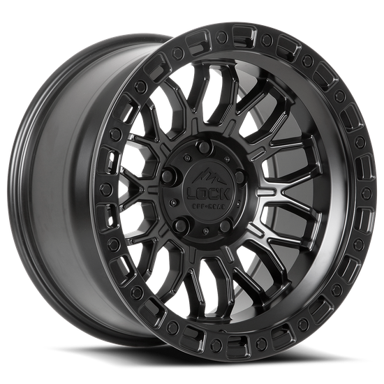LOCK OFFROAD COMBAT 8x170 20x10 +18 Matte Bronze W Matte Black Ring