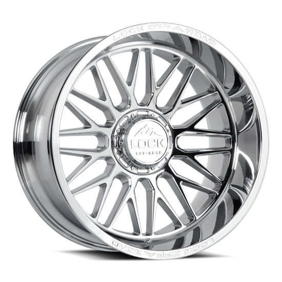 LOCK OFFROAD INVADER FORGED BEADLOCK 5x127 17x9 +12 Raw Machine Forged
