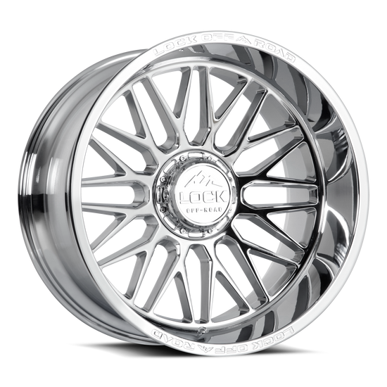 LOCK OFFROAD INVADER FORGED BEADLOCK 6x139.7 17x9 +38 Raw Machine Forged