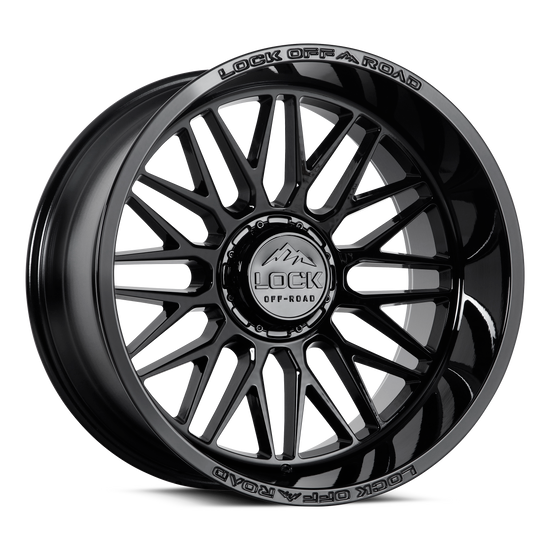 LOCK OFFROAD INVADER FORGED BEADLOCK 6x139.7 17x9 +12 Matte Black Forged