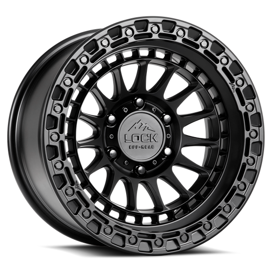 LOCK OFFROAD MOJAVE 8x170 17x9 +12 Matte Bronze W Matte Black Ring