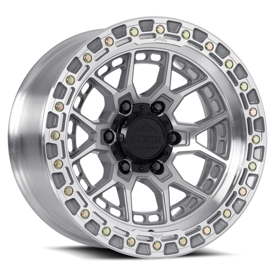 LOCK OFFROAD COMMANDO 5x127 20x9 0 Machine With Clear Coat