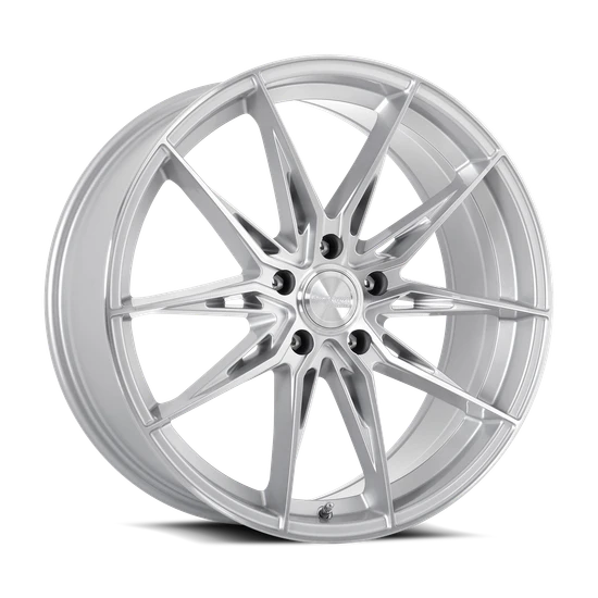 KATANA RACING KR10 5x105 18x8 +40 Glossy Silver Machine Face