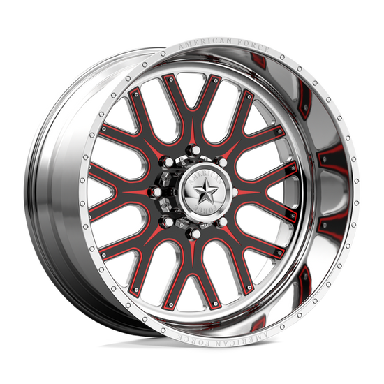 American Force 254 FALLOUT FP 8x165.1 22x10 -25 Polished
