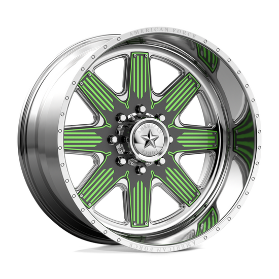 American Force F201 VENOM FP 8x165.1 24x12 -40 Polished