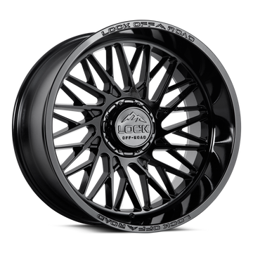 LOCK EXTREME BANDIT 8x165.1 22x12 +44 Gloss Black