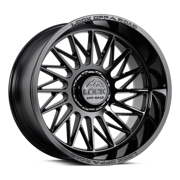 LOCK EXTREME ASSAULT 8x180 20x9 +1 Gloss Black