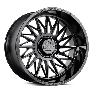 LOCK EXTREME ASSAULT 8x180 20x10 +18 Gloss Black