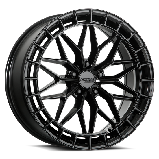 KATANA RACING KR12 5x100 18x8 +40 Glossy Black