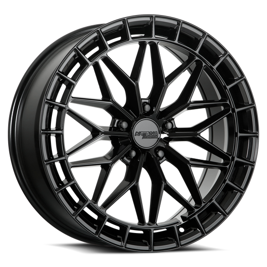 KATANA RACING KR12 5x110 18x8 +40 Glossy Black